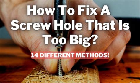 sheet metal screw hole too big|how to waterproof screw holes.